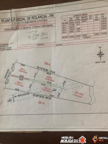 Terreno para venda no Jardim das Flores em Rolandia com 121.000m² por R$ 6.300.000,00