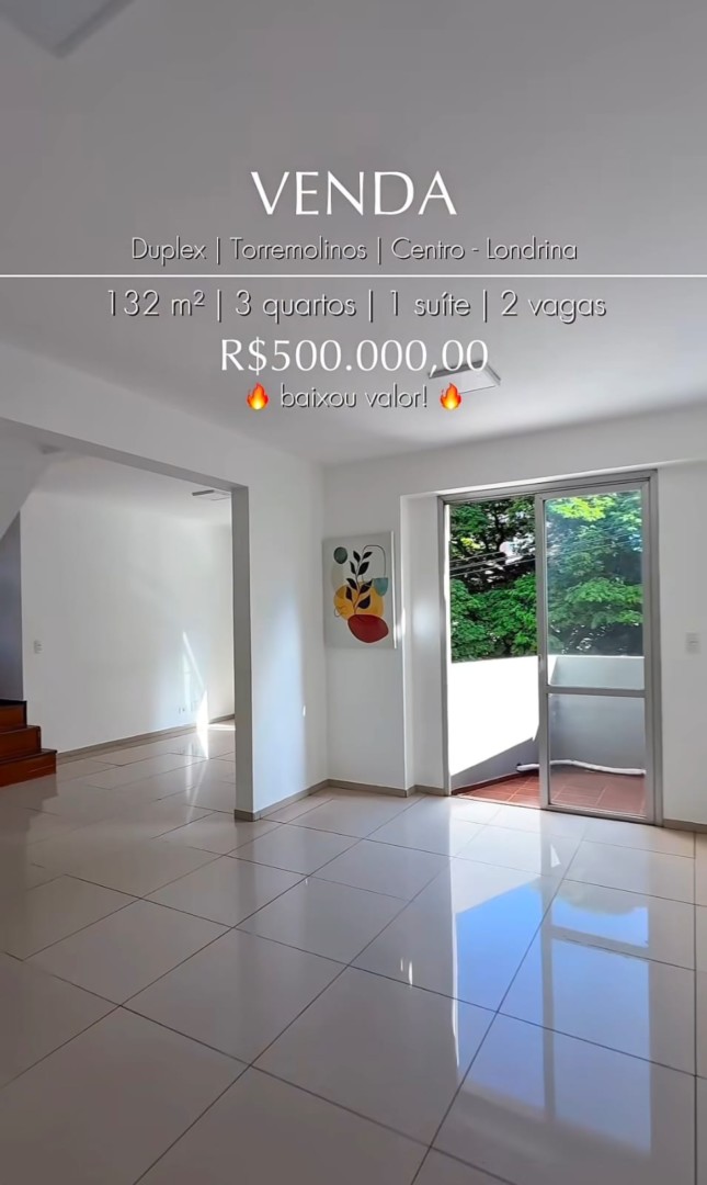 Apartamento para venda no Centro em Londrina com 131,54m² por R$ 500.000,00