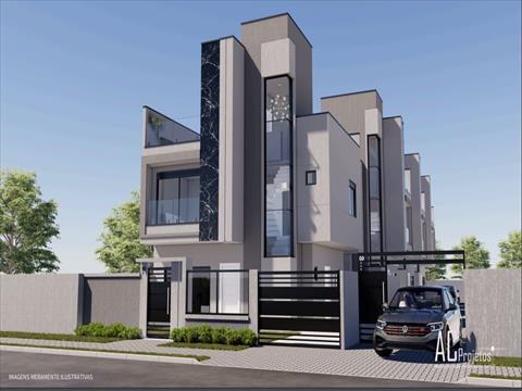 Sobrado para venda no Capao Raso em Curitiba com 127,73m² por R$ 898.000,00