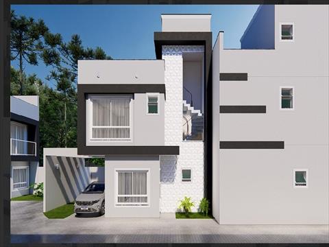Sobrado para venda no Uberaba em Curitiba com 122m² por R$ 699.000,00