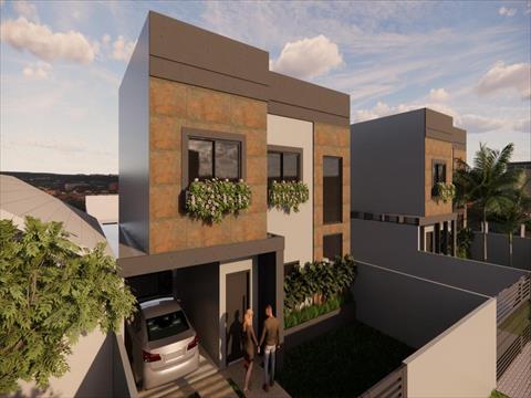 Sobrado para venda no Boqueirao em Curitiba com 103,71m² por R$ 650.000,00