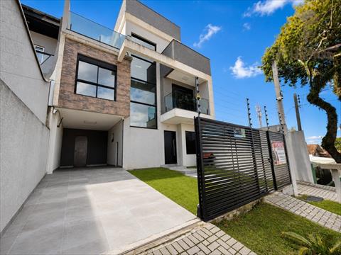 Sobrado para venda no Lindoia em Curitiba com 157m² por R$ 1.390.000,00