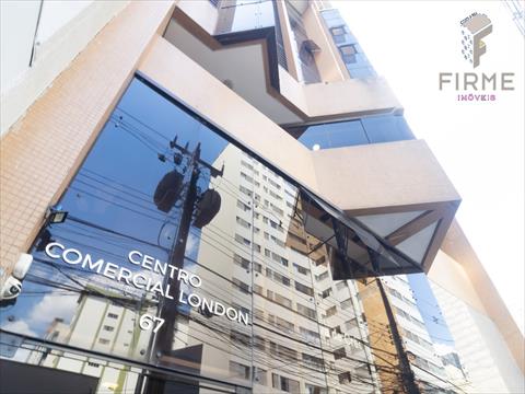 Cjto Comercial/sala para locacao no Centro em Curitiba com 66,98m² por R$ 3.750,00