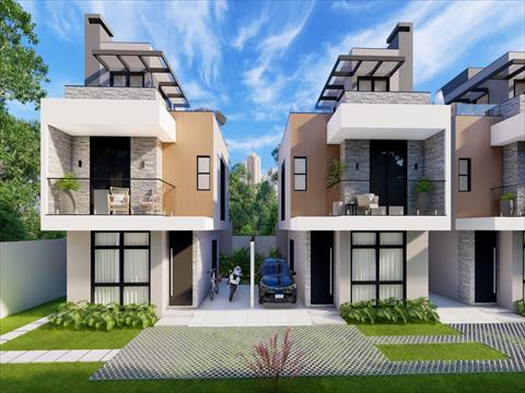 Casa de Condomínio para venda no Hauer em Curitiba com 134,23m² por R$ 729.000,00