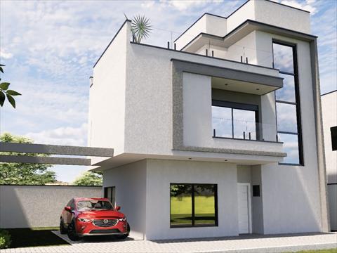 Sobrado para venda no Hauer em Curitiba com 148m² por R$ 1.070.000,00