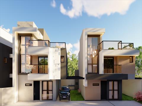 Sobrado para venda no Jardim das Americas em Curitiba com 208,28m² por R$ 1.350.000,00