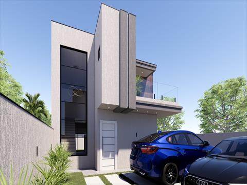 Sobrado para venda no Portao em Curitiba com 149m² por R$ 1.280.000,00