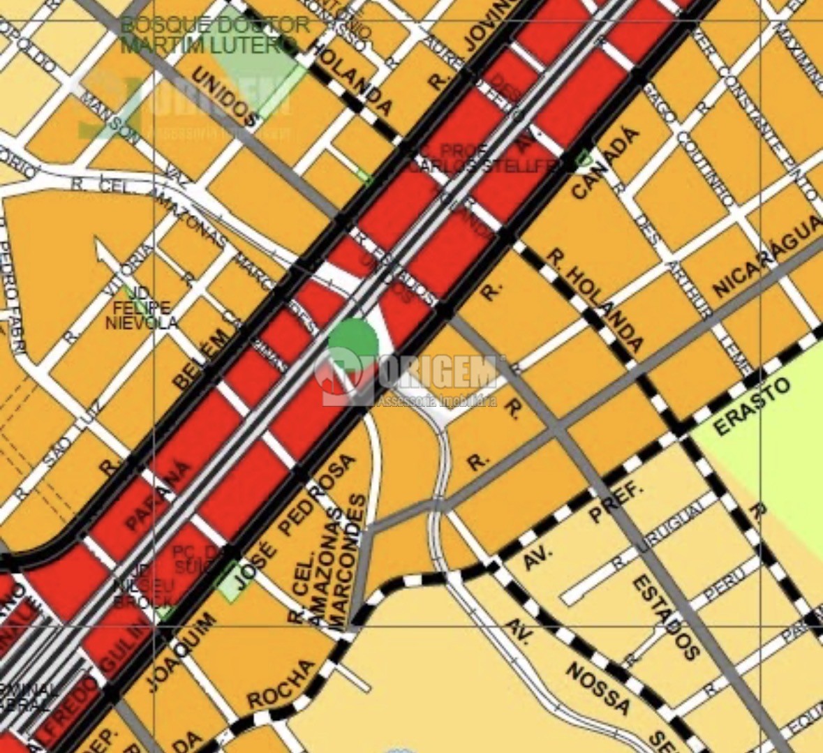 Terreno para venda no Cabral em Curitiba com 356m² por R$ 1.600.000,00