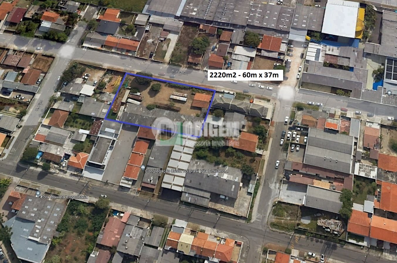 Terreno para venda no Emiliano Perneta em Pinhais com 2.220m² por R$ 2.100.000,00