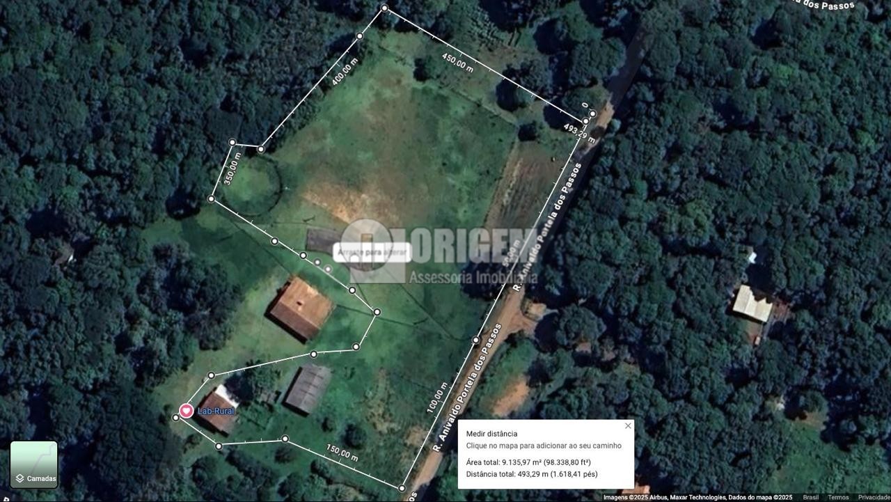 Area Rural para locacao no Jardim Tres Rios em Campo Largo com 8.000m² por R$ 12.000,00