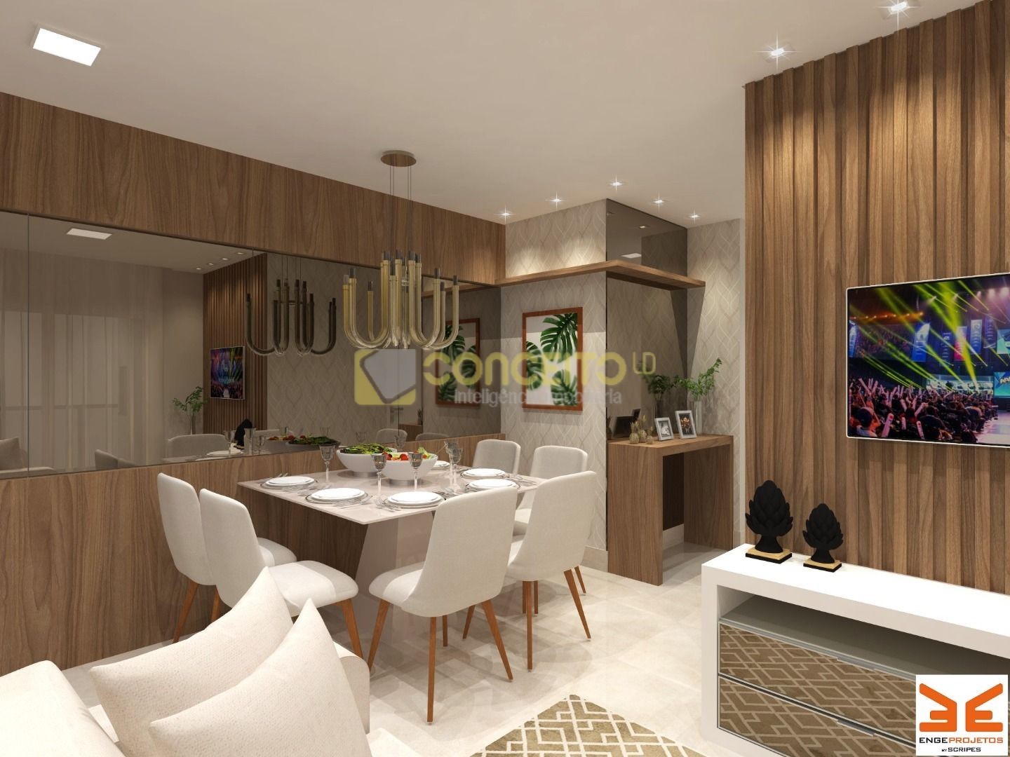 Apartamento para venda no Centro em Cambe com 123m² por R$ 520.000,00