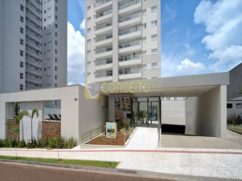 Apartamento para locacao no Gleba Fazenda Palhano em Londrina com 91,86m² por R$ 2.700,00