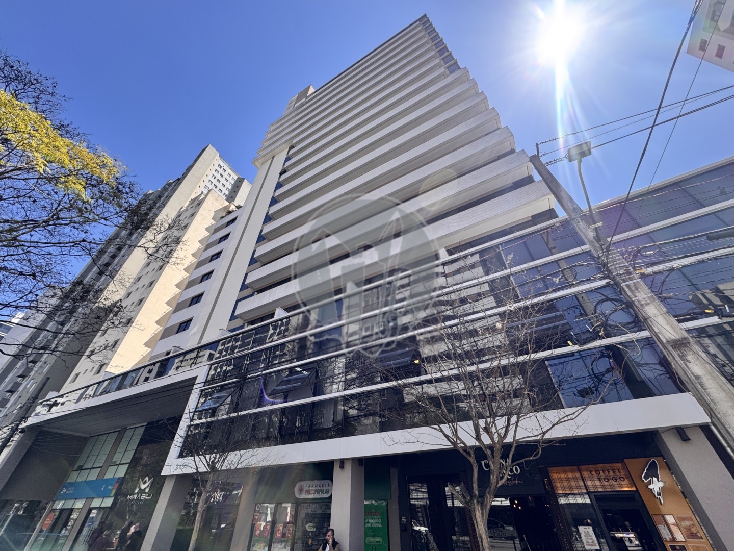 Conjunto Comercial para locacao no Bigorrilho em Curitiba com 102,33m² por R$ 3.375,00