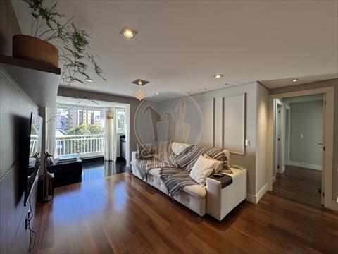 Apartamento para locacao no Juveve em Curitiba com 101,96m² por R$ 6.500,00