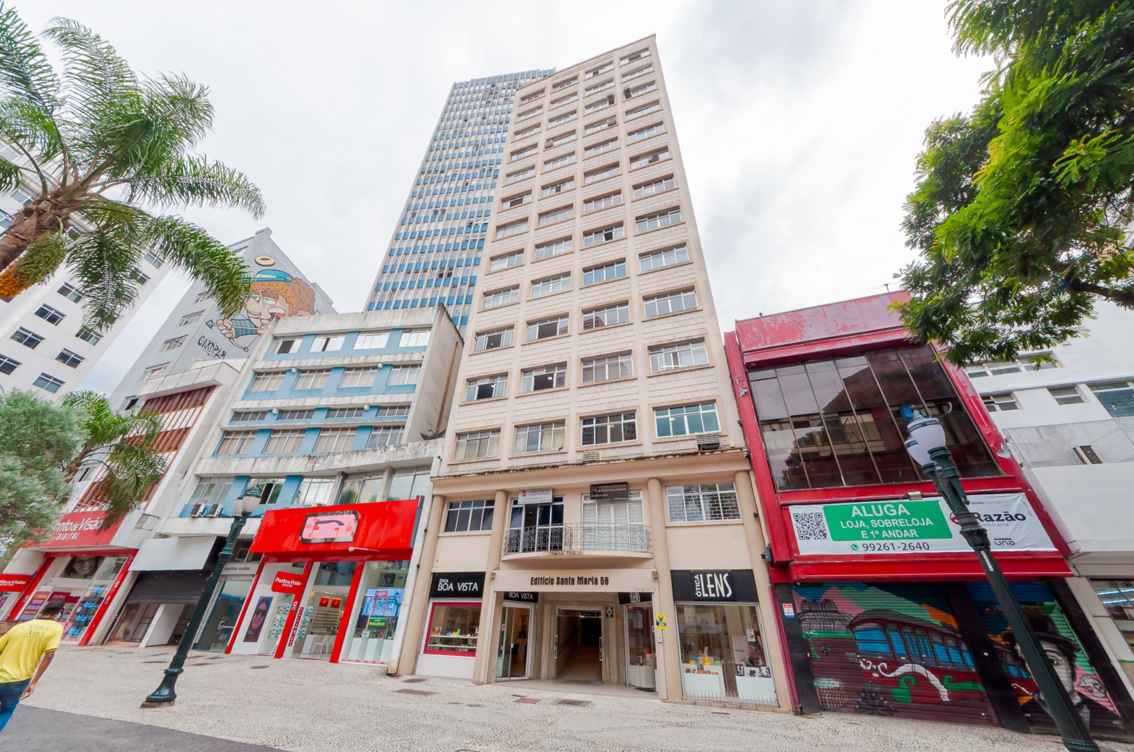 Conjunto Comercial para locacao no Centro em Curitiba com 100m² por R$ 2.000,00
