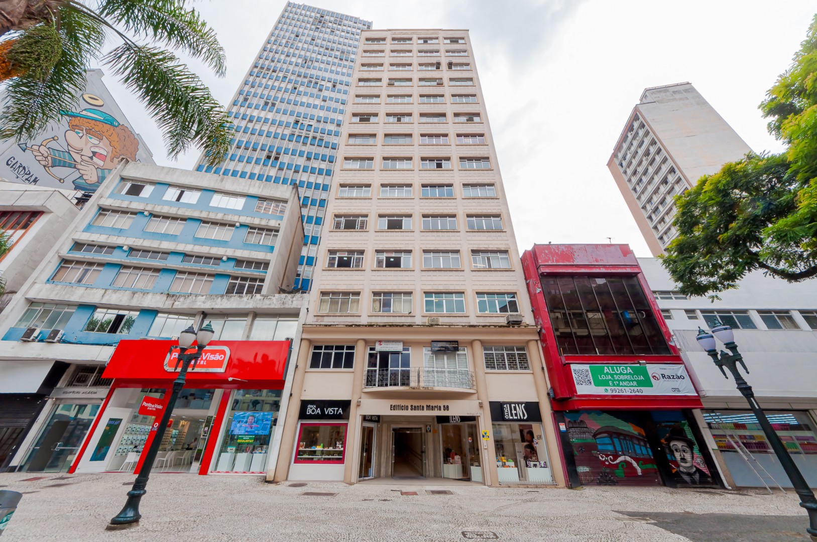 Conjunto Comercial para locacao no Centro em Curitiba com 100m² por R$ 2.000,00