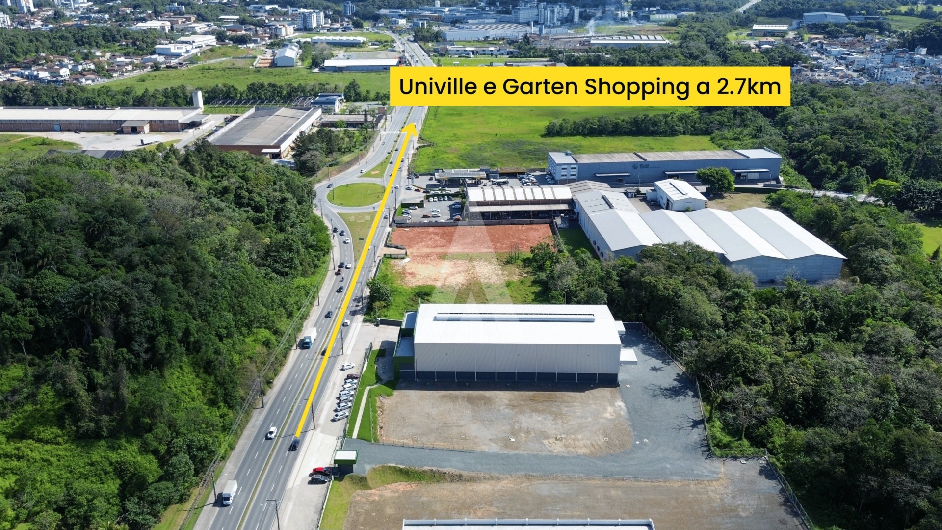 Terreno para alugar por R$ 15000.00, 2611.26 m2 - SANTO ANTONIO - JOINVILLE/SC — foto 3