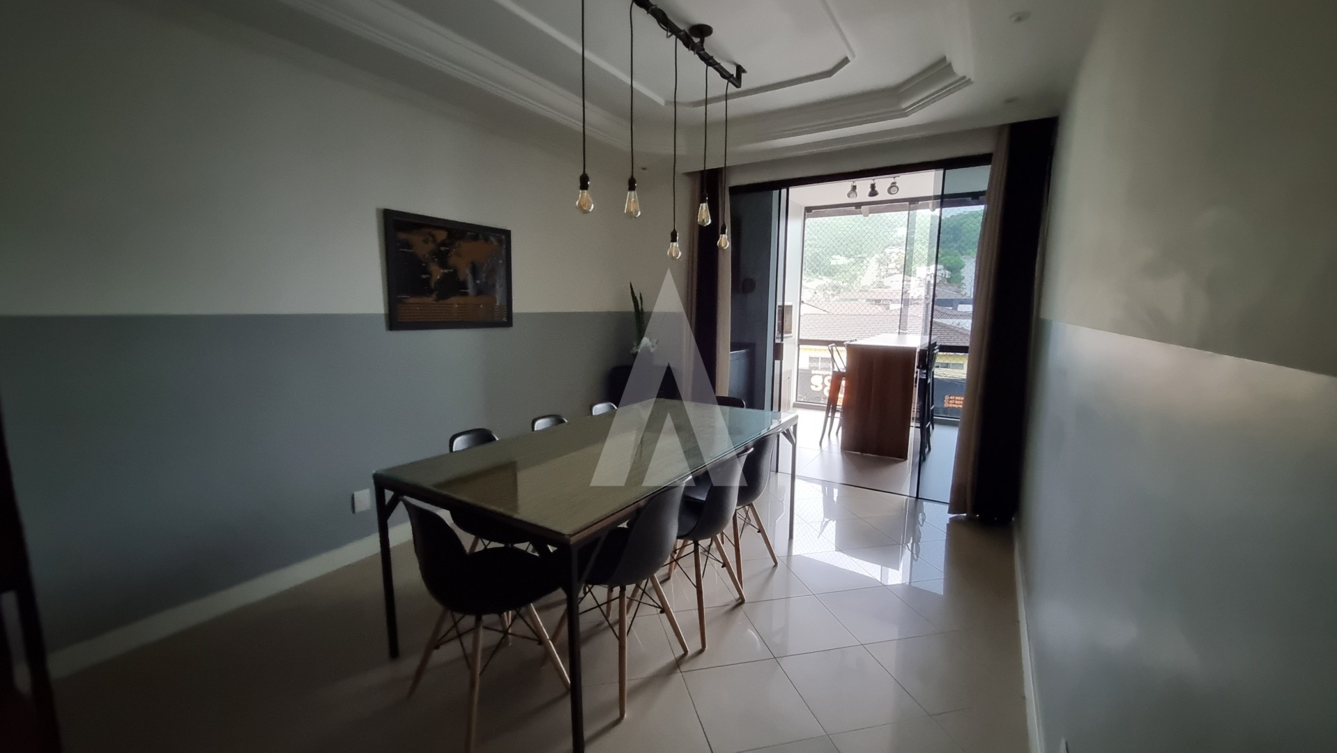 Apartamento semi mobiliado com 3 quartos sendo 01 suíte todos climatizados, sacada climatizada e com churrasqueira, localizado n — foto 6