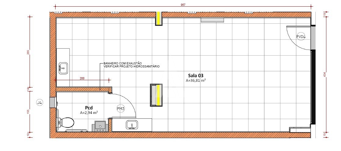 Espaço comercial em Costa e Silva, Joinville, com 36,81 m — foto 3