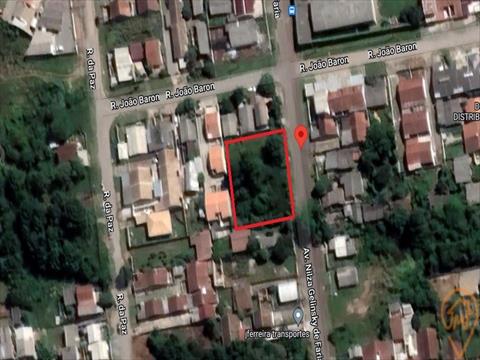 Terreno para venda no Planta Deodoro em Piraquara/PR com 1.080m² por R$ 480.000,00