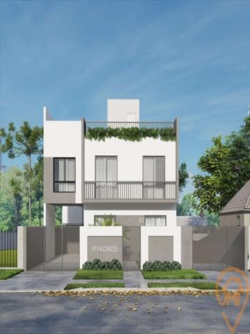 Sobrado para venda no Xaxim em Curitiba/PR com 100m² por R$ 669.000,00