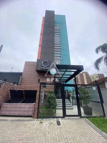 Apartamento para locacao no Agua Verde em Curitiba com 25m² por R$ 2.312,50