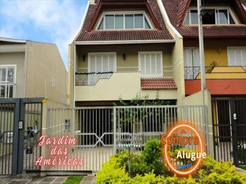 Sobrado para locacao no Jardim das Americas em Curitiba com 172,9m² por R$ 4.222,00