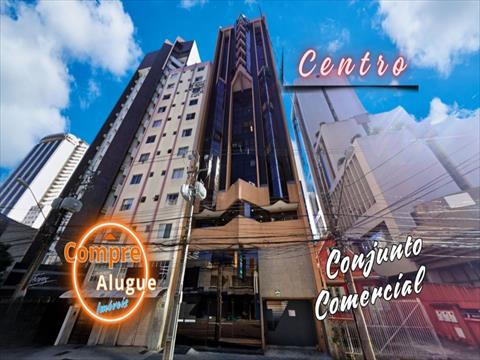 Conjunto Comercial para locacao no Centro em Curitiba com 51,48m² por R$ 888,00