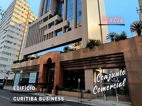 Conjunto Comercial para locacao no Centro em Curitiba com 29,86m² por R$ 722,00
