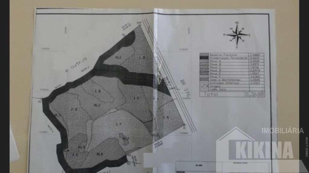 Terreno/Área à venda em Colonia Dona Luiza, Ponta Grossa — Portal Chave Fácil