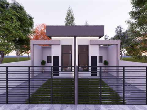 Casa Residencial para venda no Cara-cara em Ponta Grossa com 126m² por R$ 350.000,00