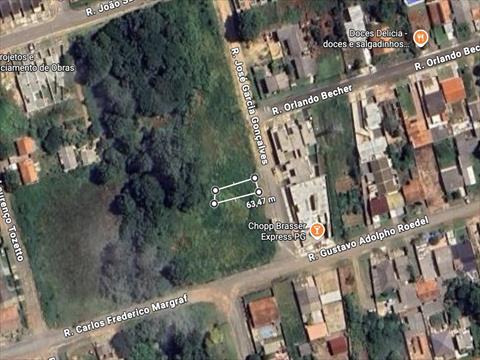 Terreno para venda no Jardim Carvalho em Ponta Grossa com 533,4m² por R$ 257.000,00