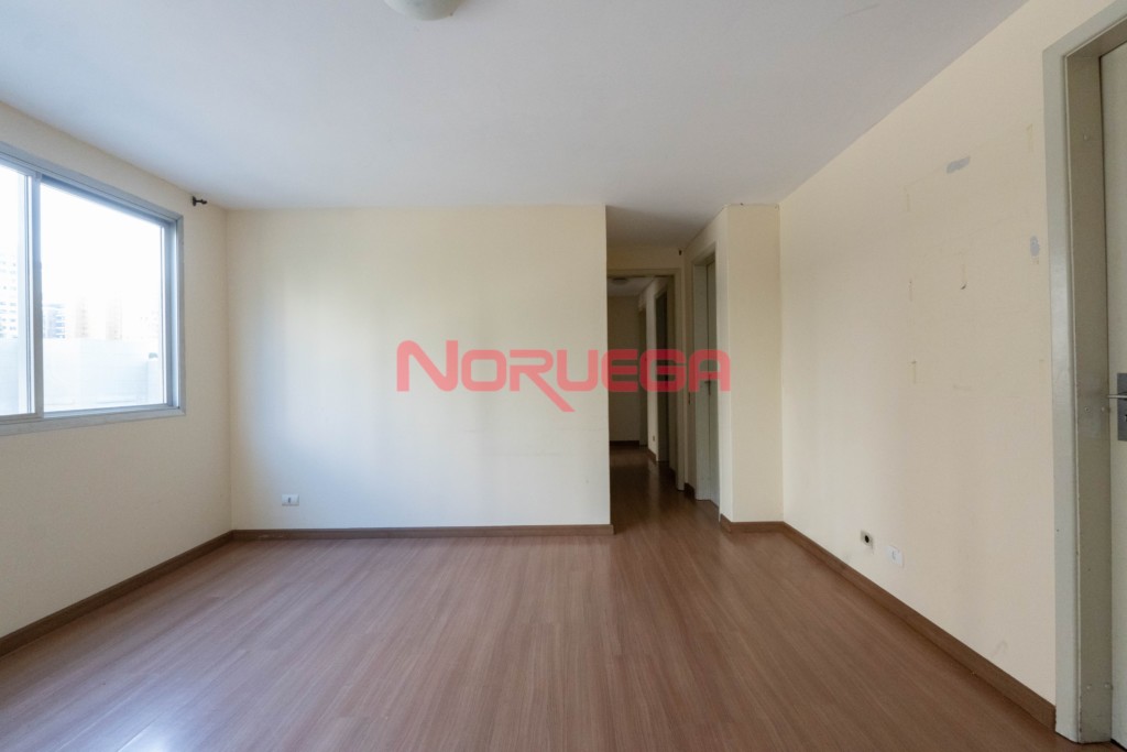 Apartamento para locacao no Cabral em Curitiba com 110,40m² por R$ 3.150,00
