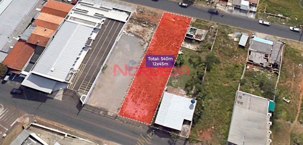 Terreno para locacao no Alto Maracanã em Colombo com 540,00m² por R$ 1.100,00