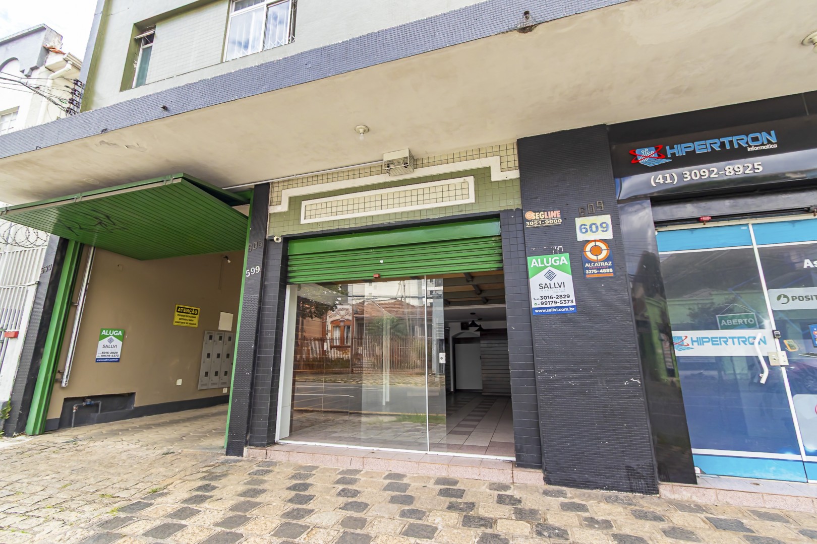 Loja para locacao no Centro em Curitiba com 43,26m² por R$ 1.600,00