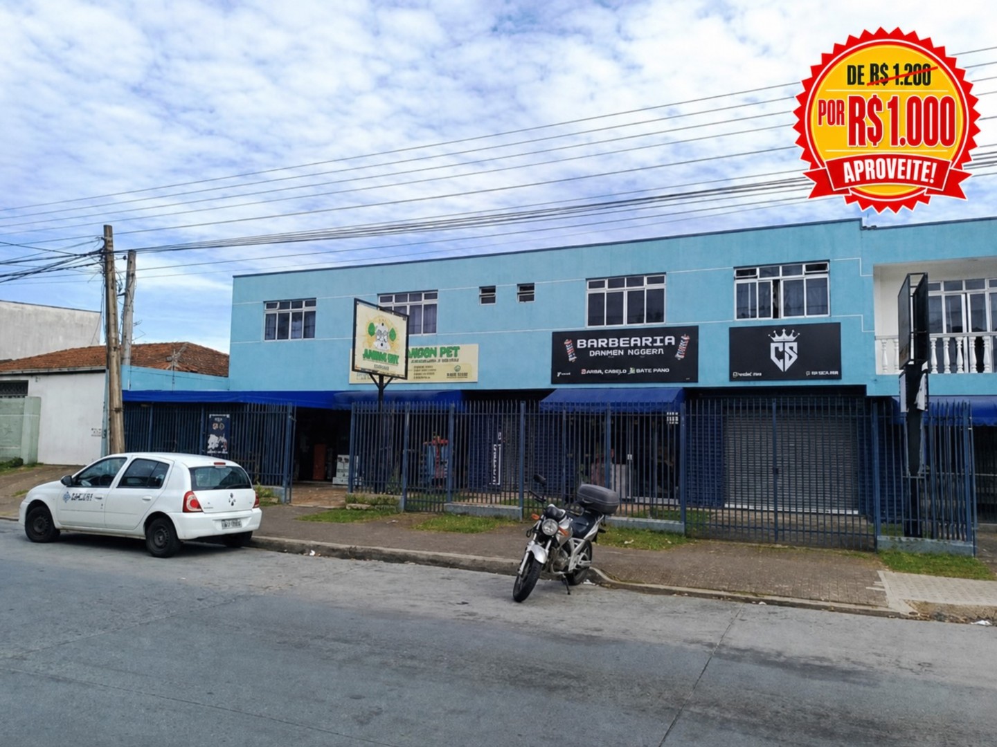 Cjto Comercial/sala para locacao no Fanny em Curitiba com 40,00m² por R$ 1.176,00