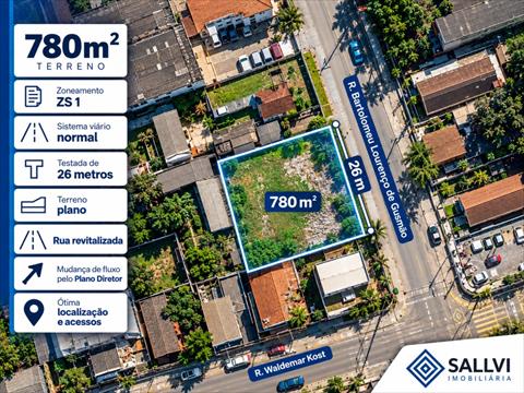 Terreno para venda no Hauer em Curitiba com 780,00m² por R$ 1.500.000,00