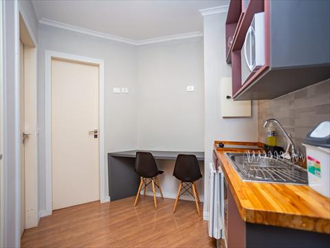 Apartamento para locacao no Juveve em Curitiba com 45,93m² por R$ 2.653,00
