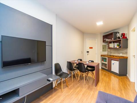 Estúdio para locacao no Juveve em Curitiba com 46,45m² por R$ 2.866,00