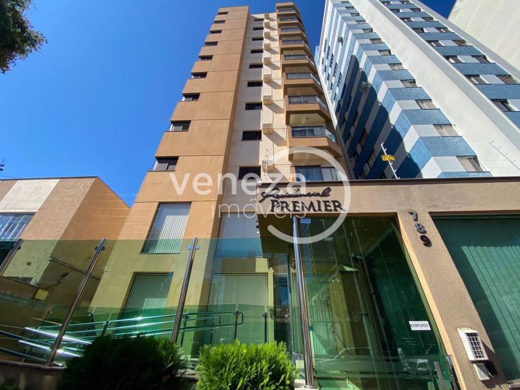 Apartamento para locacao no Centro em Londrina com 119,28m² por R$ 1.690