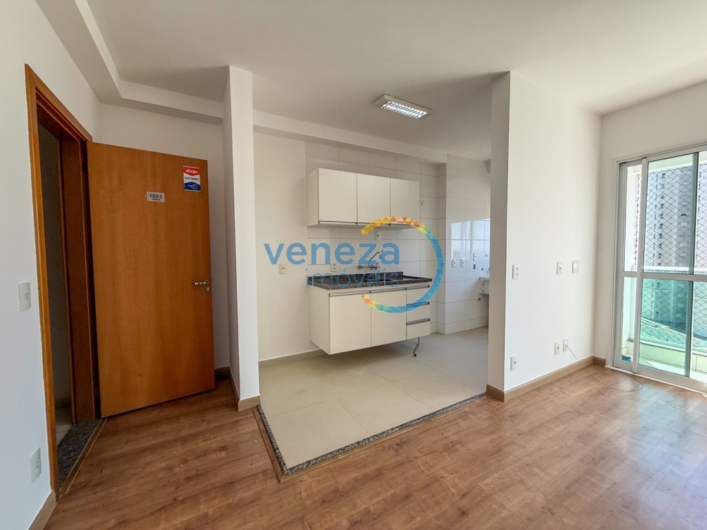 Apartamento para locação no bairro Gleba Palhano de Londrina com 69m<sup>2</sup> útil, 3 quartos, 1 vaga de garagem