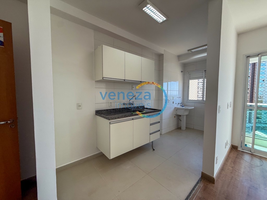 Apartamento para locação no bairro Gleba Palhano de Londrina com 69m<sup>2</sup> útil, 3 quartos, 1 vaga de garagem