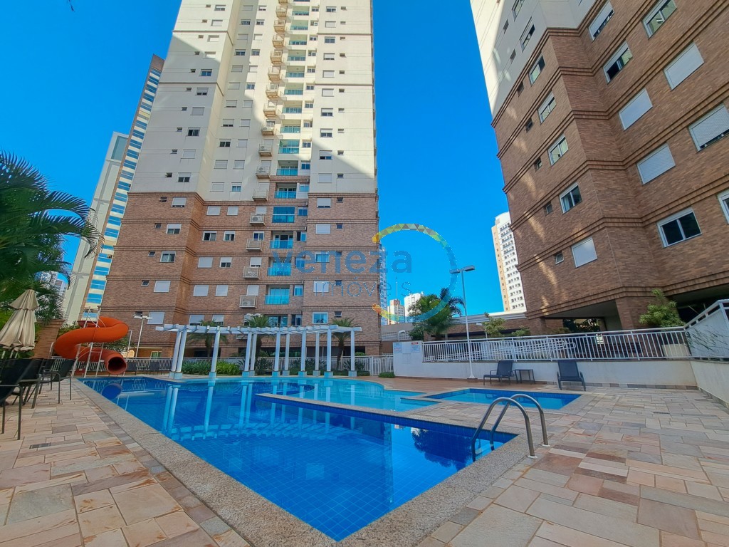 Apartamento para locação no bairro Gleba Palhano de Londrina com 69m<sup>2</sup> útil, 3 quartos, 1 vaga de garagem