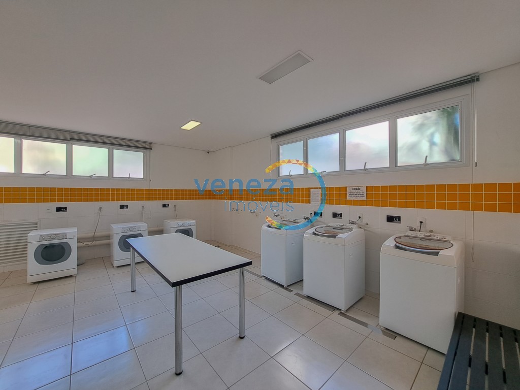 Apartamento para locação no bairro Gleba Palhano de Londrina com 69m<sup>2</sup> útil, 3 quartos, 1 vaga de garagem