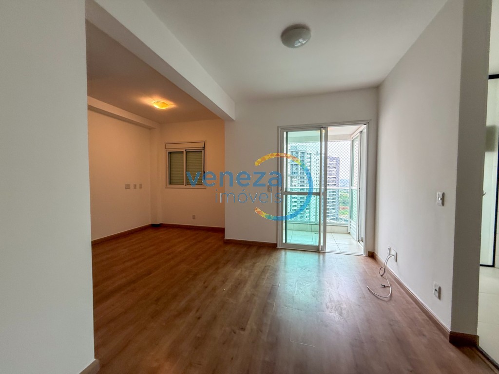 Apartamento para locação no bairro Gleba Palhano de Londrina com 69m<sup>2</sup> útil, 2 quartos, 1 vaga de garagem