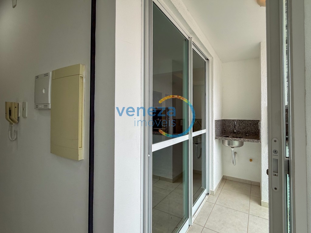 Apartamento para locação no bairro Gleba Palhano de Londrina com 69m<sup>2</sup> útil, 2 quartos, 1 vaga de garagem