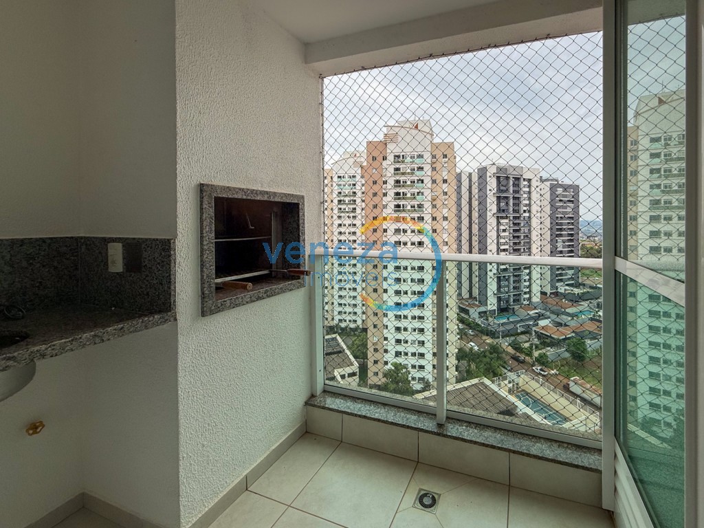Apartamento para locação no bairro Gleba Palhano de Londrina com 69m<sup>2</sup> útil, 2 quartos, 1 vaga de garagem