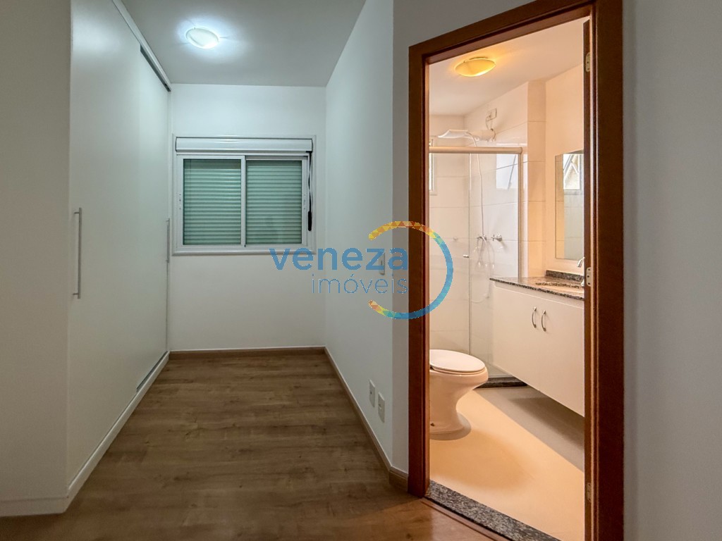 Apartamento para locação no bairro Gleba Palhano de Londrina com 69m<sup>2</sup> útil, 2 quartos, 1 vaga de garagem