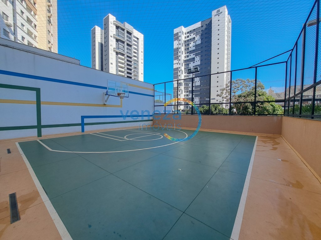 Apartamento para locação no bairro Gleba Palhano de Londrina com 69m<sup>2</sup> útil, 2 quartos, 1 vaga de garagem