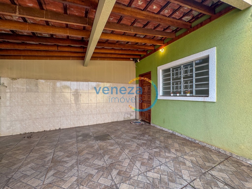 Casa Residencial para locação no bairro Industrial de Londrina com 89m<sup>2</sup> útil, 3 quartos, 1 vaga de garagem